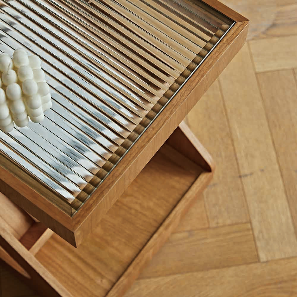 Table d'appoint en verre Bancroft