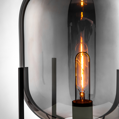 Lampe de sol/de table en verre Alden