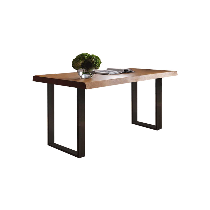 Bureau d'étude en bois massif JONAH, design scandinave et nordique, avec bords vivants