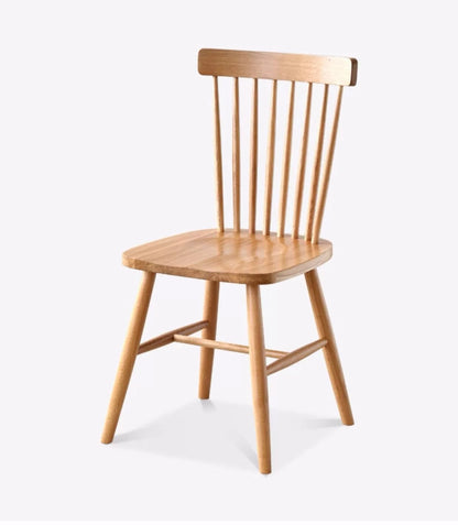 JAKIRA Table à manger et chaise en bois massif japonais nordique scandinave