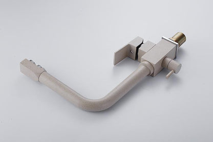 Robinet double plat mat minimaliste ENZO Nude