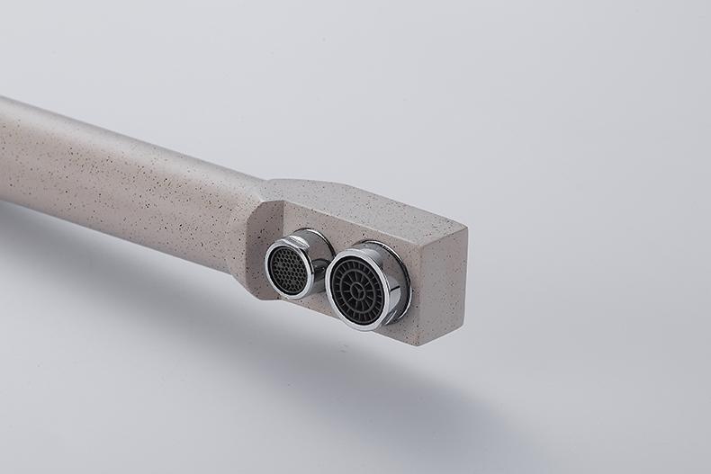 Robinet double plat mat minimaliste ENZO Nude