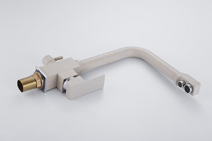 Robinet double plat mat minimaliste ENZO Nude