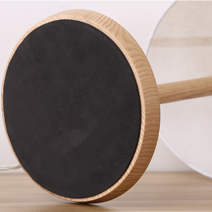 Lampe de table en bois massif Cheatham