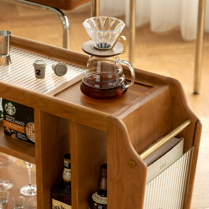 Chariot de rangement et table d'appoint Abelia