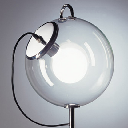 Lampe en verre transparent Anthony