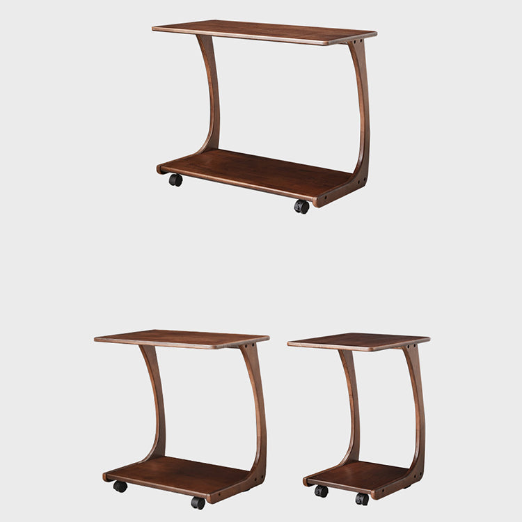 Table d'appoint en bois massif Emerson 