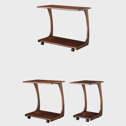 Table d'appoint en bois massif Emerson 