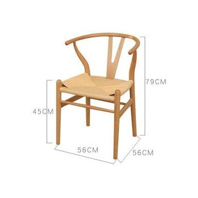 Table à manger moderne AMIRA en bois massif de style nordique 