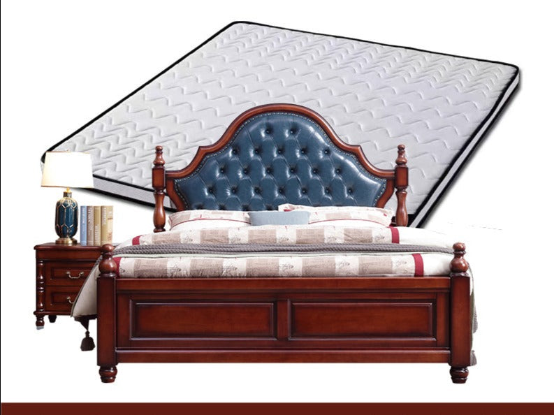 Lit Lucy Boston Hilton American Classic en bois massif (2 tailles et 2 couleurs au choix)