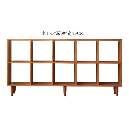 Bibliothèque Madison en teck Cube Nordic en bois massif