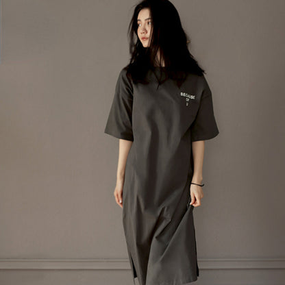 Chemise de nuit slim en coton Elsie 