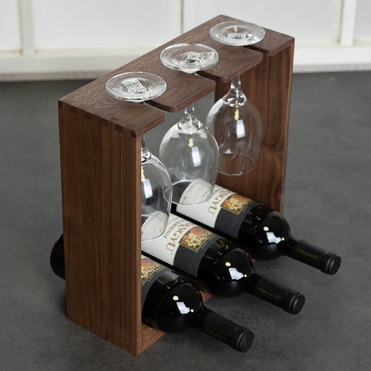 Casier à bouteilles et verres Arcelia