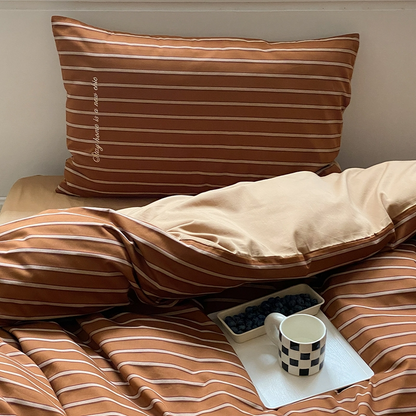 Ensemble de draps à rayures Arrian