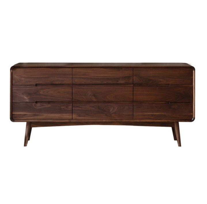 ANGELINA CONRAD Commode scandinave 6 tiroirs Bois massif nordique 