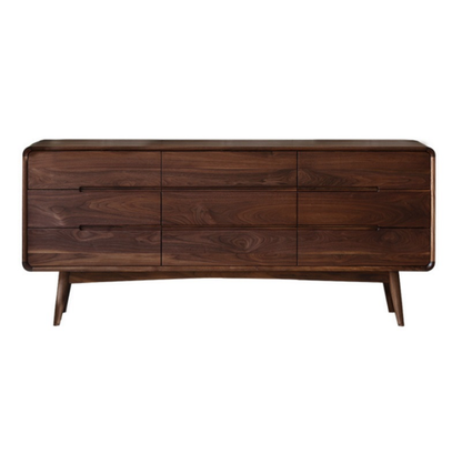 ANGELINA CONRAD Commode scandinave 6 tiroirs Bois massif nordique 