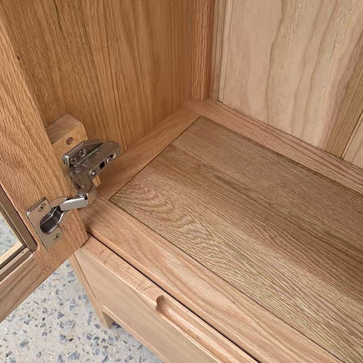 Vitrine-bibliothèque en verre scandinave nordique KAYDEN