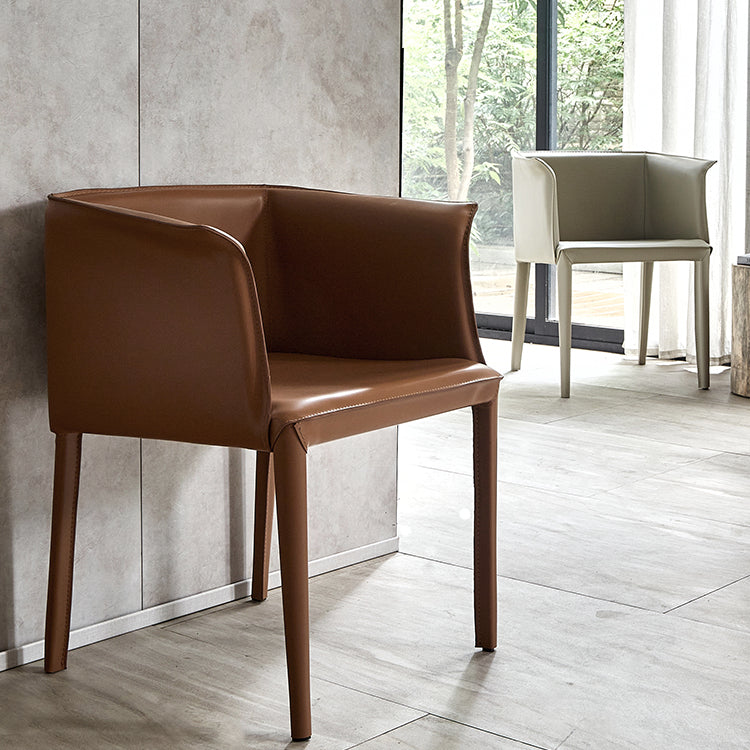 Fauteuil Braxton en similicuir (lot de 2)