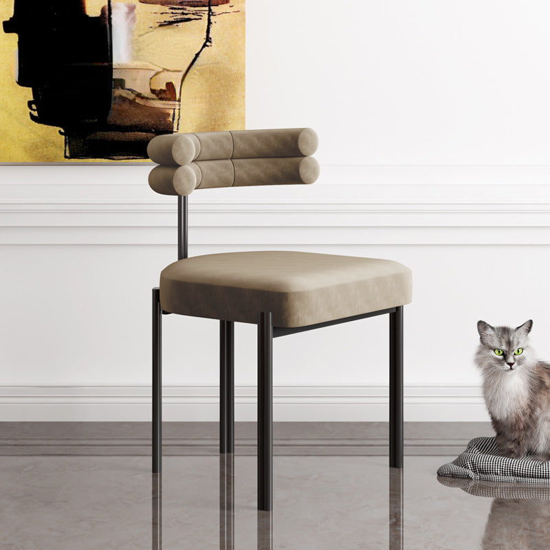 Chaise rembourrée en velours Cohen (lot de 2)