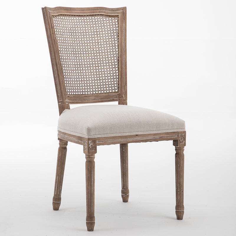 Chaise de salle à manger rétro française EMILIA Queen Ann