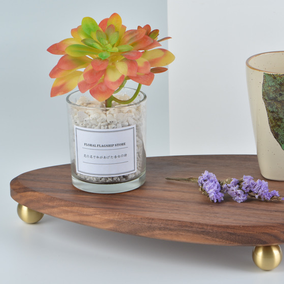 Plateau de bureau en bois massif Ahaan