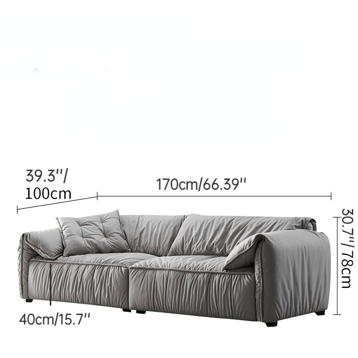 Canapé à accoudoirs roulés Gilles