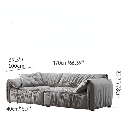 Canapé à accoudoirs roulés Gilles