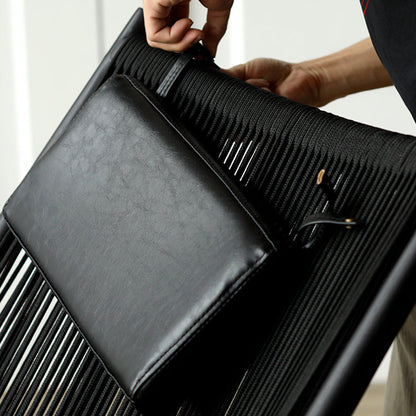 Chaise longue en bois massif Ardoin