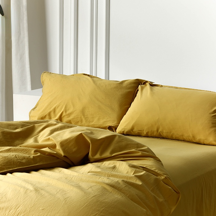 Ensemble de draps en coton Gardenhire 4 pièces 