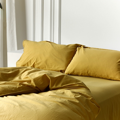 Ensemble de draps en coton Gardenhire 4 pièces 