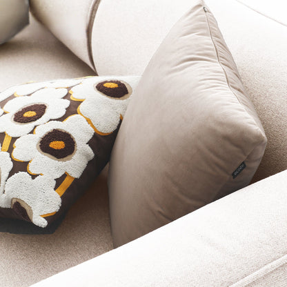 Housse de coussin et insert en velours Gerta