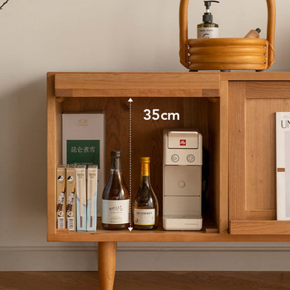 Meuble TV en bois massif Bradwell