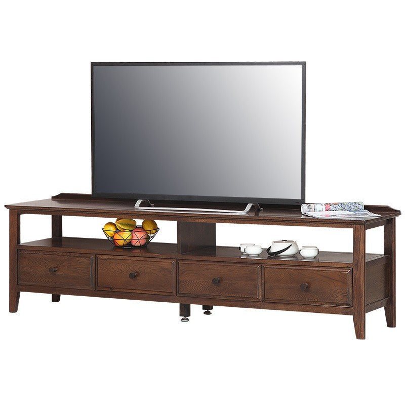 Meuble TV console scandinave entièrement en bois massif AYDEN