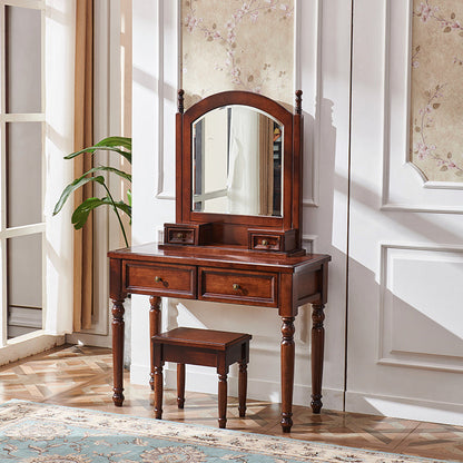 Coiffeuse CHARLOTTE Hilton American Country avec miroir 