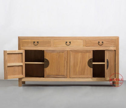 Buffet impérial JAYCE en orme ancien de style chinois