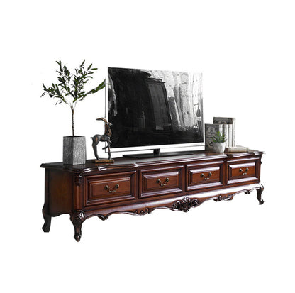 Claire New York Sheraton Meuble console TV / Table basse / Vitrine en verre Américain Moderne 