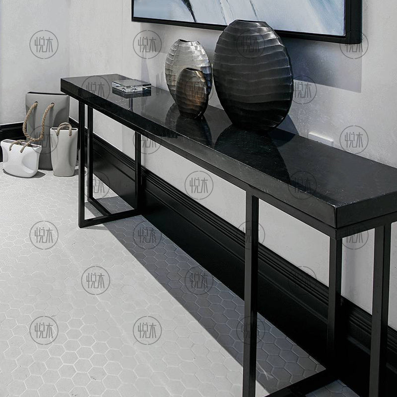 BEAU Console Table Canapé Nordique Simple Américain En Bois Massif Affichage