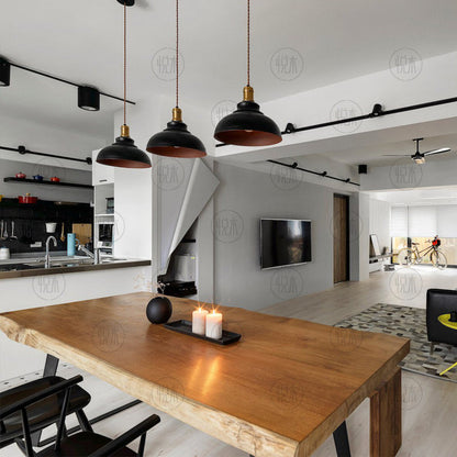 Table à manger en bois massif FINN Table de conférence en bois dur de design nordique scandinave