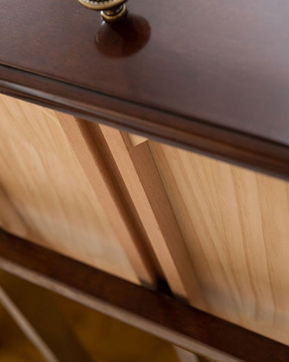 Bureau ABEL en bois massif avec étagère