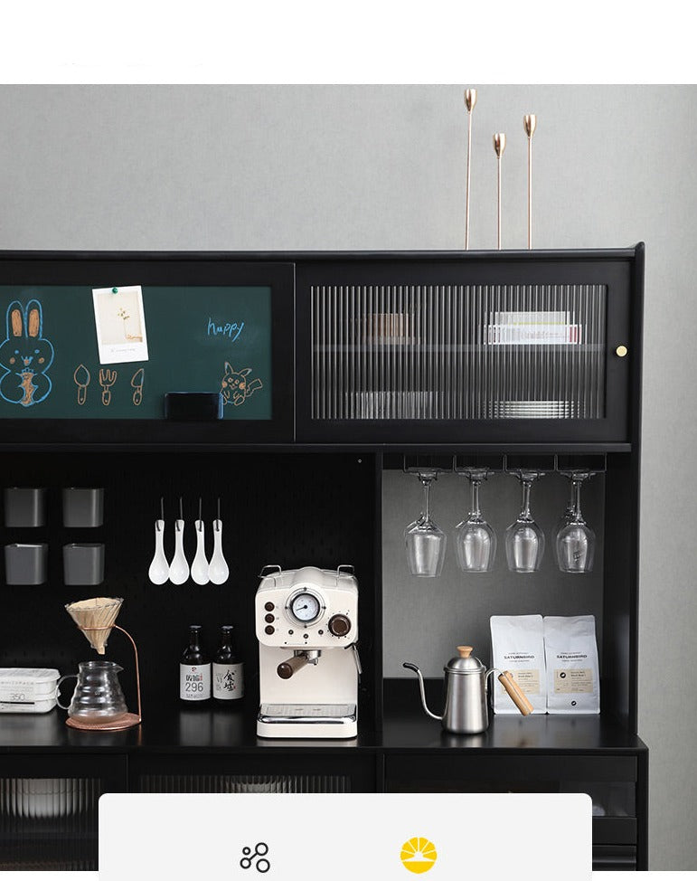 Buffet scandinave en bois massif ADALINE (3 couleurs, 3 tailles)