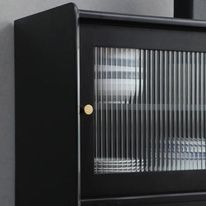 Buffet scandinave en bois massif ADALINE (3 couleurs, 3 tailles)