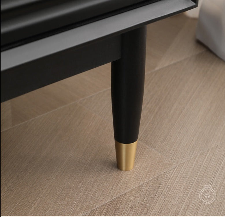 Buffet scandinave en bois massif ADALINE (3 couleurs, 3 tailles)