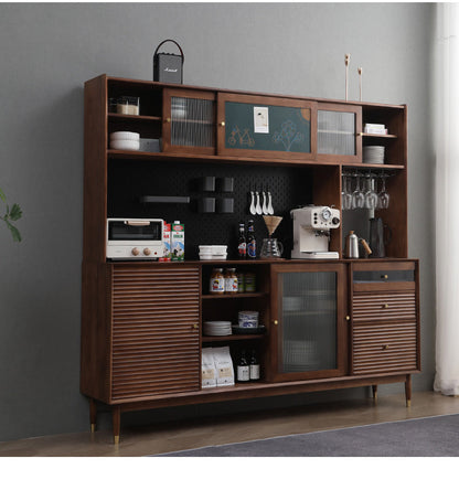 Buffet scandinave en bois massif ADALINE (3 couleurs, 3 tailles)