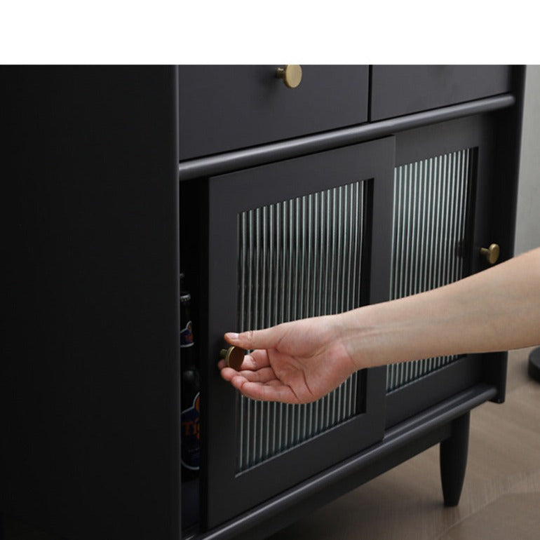 Buffet scandinave ADELAIDE en bois massif (4 couleurs, 2 tailles)