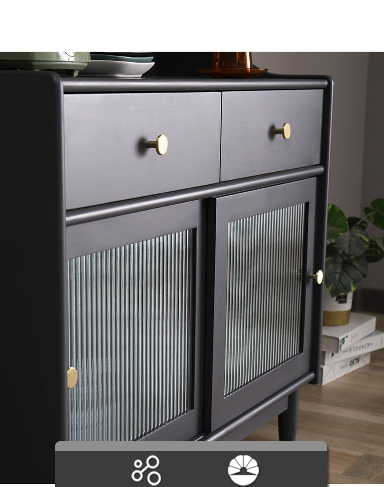 Buffet scandinave ADELAIDE en bois massif (4 couleurs, 2 tailles)