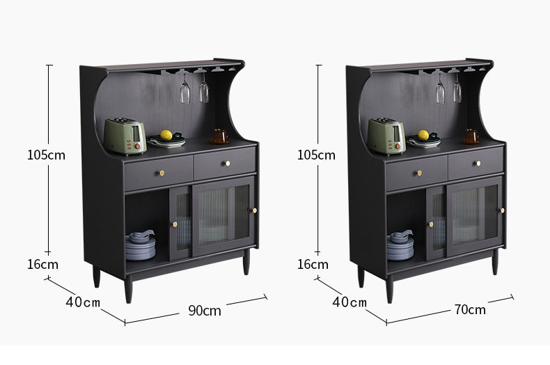 Buffet scandinave ADELAIDE en bois massif (4 couleurs, 2 tailles)