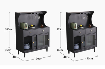 Buffet scandinave ADELAIDE en bois massif (4 couleurs, 2 tailles)
