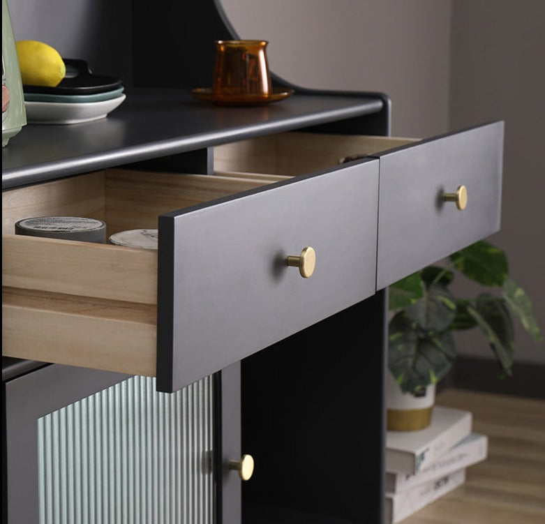 Buffet scandinave ADELAIDE en bois massif (4 couleurs, 2 tailles)