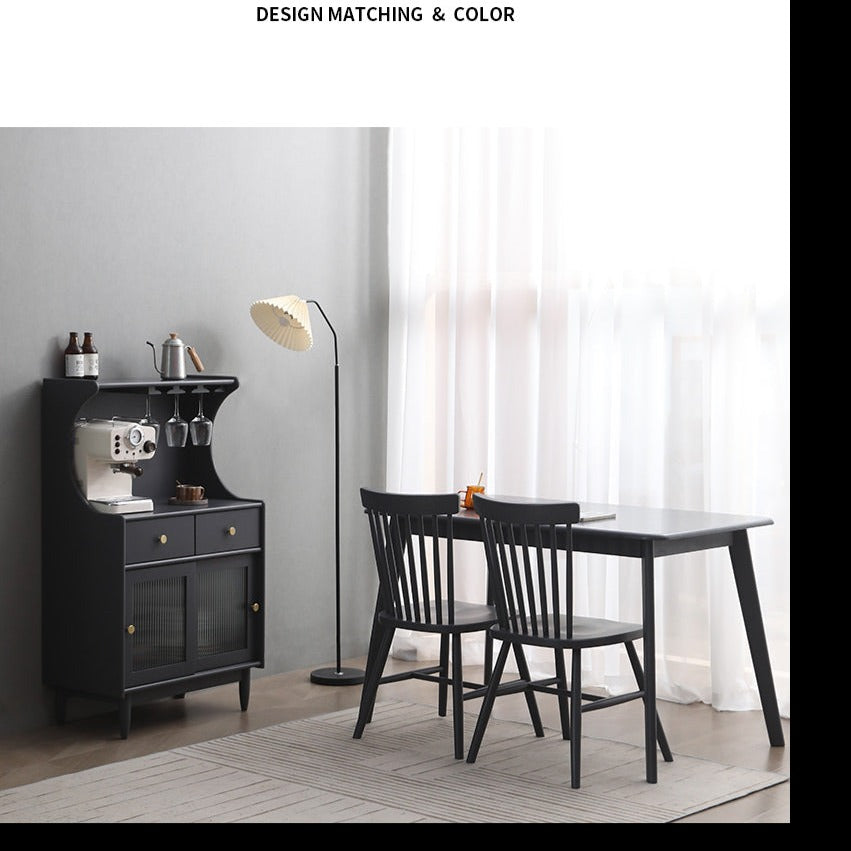 Buffet scandinave ADELAIDE en bois massif (4 couleurs, 2 tailles)