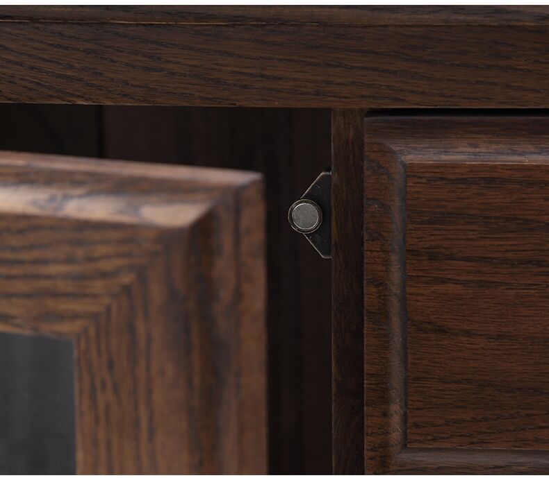 Buffet tout en bois massif AKI de conception américaine